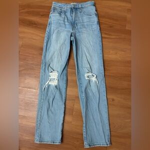 Madewell The Perfect Vintage Straight Jeans Size 25